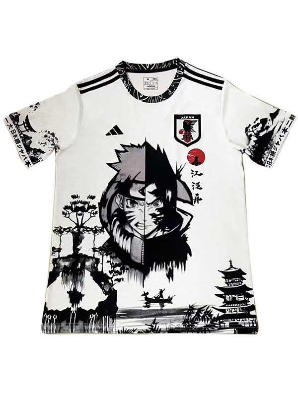 Japan maillot spécial uniforme de football blanc adulte ensemble de football NARUTO pour hommes haut de vêtements de sport 2024-2025